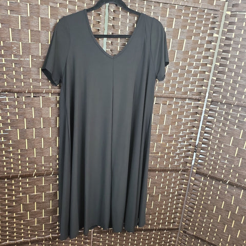 02.19.24  Romans (14-16) Blk Swing Dress NEW