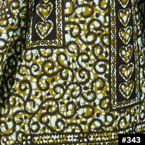 05.14.25 NF African Dress (OS=XL) GrnBlk Zip Front NEW