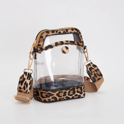 05.27.25 Gameday Purse Clear Mini CBody Leop NEW