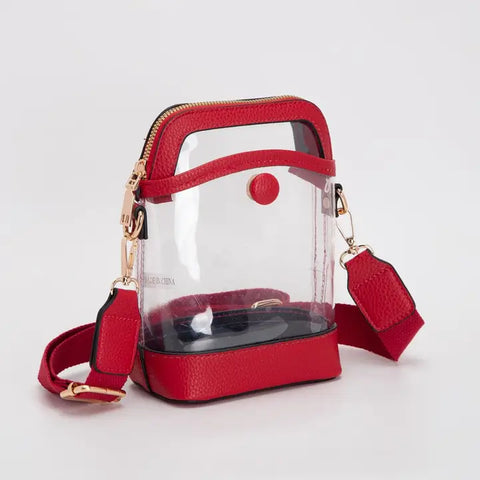 05.27.25 Gameday Purse Clear Mini CBody Red NEW