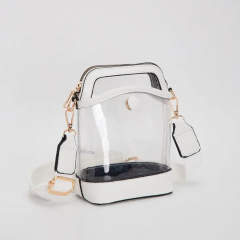 05.27.25 Gameday Purse Clear Mini CBody White NEW