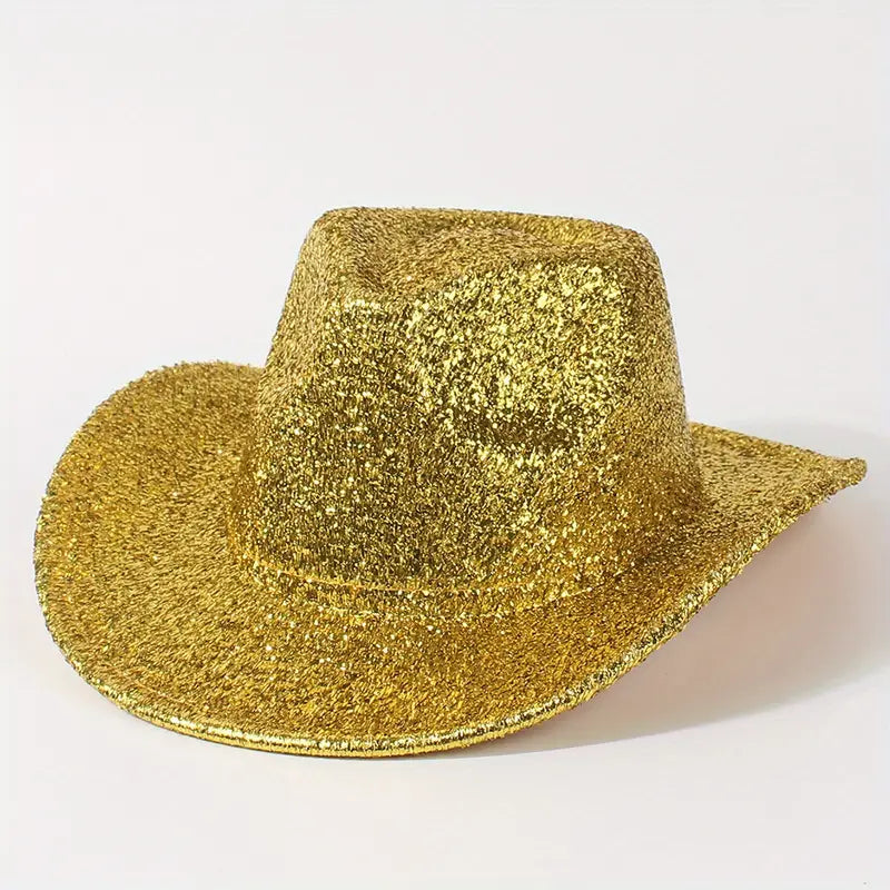 02.16.24 Hat Glitter Sparkling Cowboy NEW