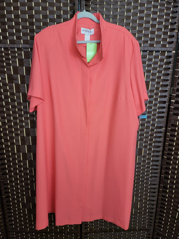 10.07.24 BrnStone NY (26) Dress Salmon Button Dwn NEW