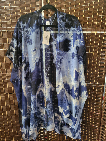 06.17.25 BonVoyage (OSFM) Blue Sheer Duster NEW