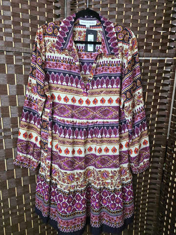 09.16.25 EmmaMich (L) BabyDoll BeigePurlBlk  Dress