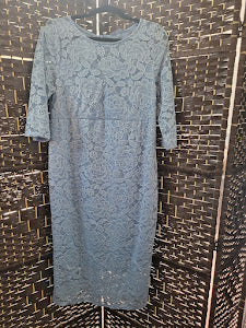 6.29.22 Blue Lace HiWaist (12) Dress NEW